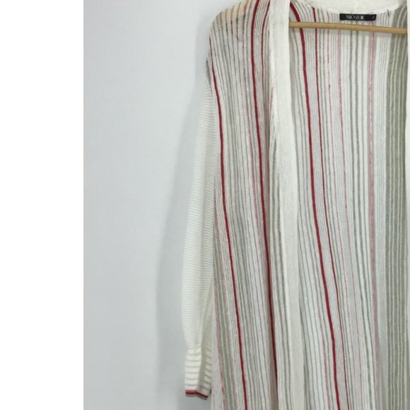 Nic + Zoe Festival Open-Front Knit Cardigan - Picture 3 of 9